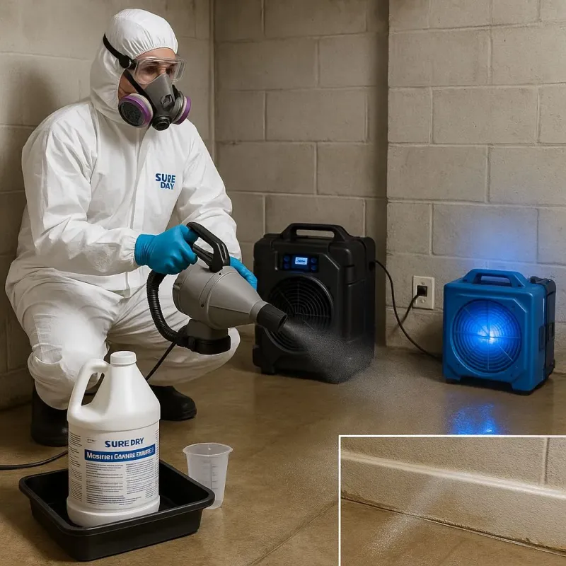 Sanitization and Odor Removal process in Giddings, TX